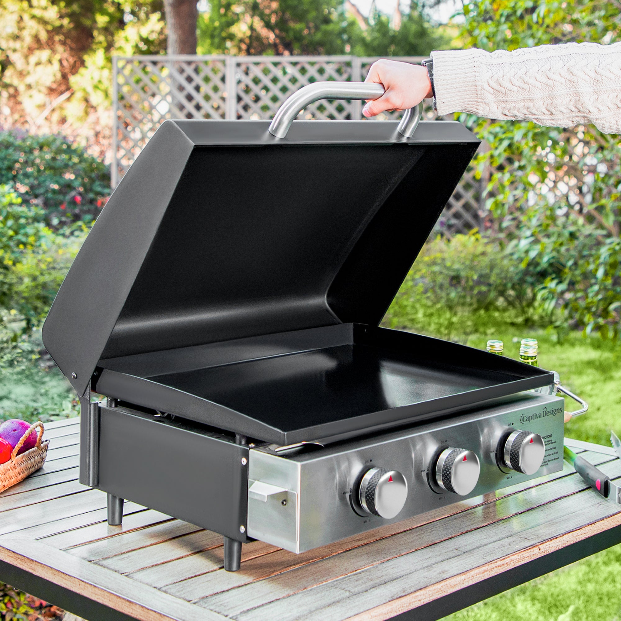Expert Grill Walmart Table Grill Alpha Joy 3-Burners Outdoor Gas