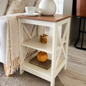 Shop now for stylish end tables and nightstands to enhance your living and bedroom spaces!
