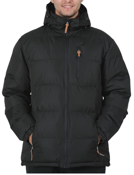 ALPHA CAMP Men s Puffer Jacket Waterproof Winter Coat sophia