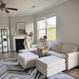 Shop the modular sectional sofa couch with 3 chaises for the ultimate blend of style and versatility