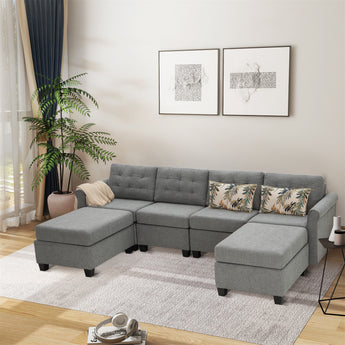 Shop the perfect sectional sofa with two chaises to elevate your living space and create an inviting area for relaxation and gatherings with family and friends!