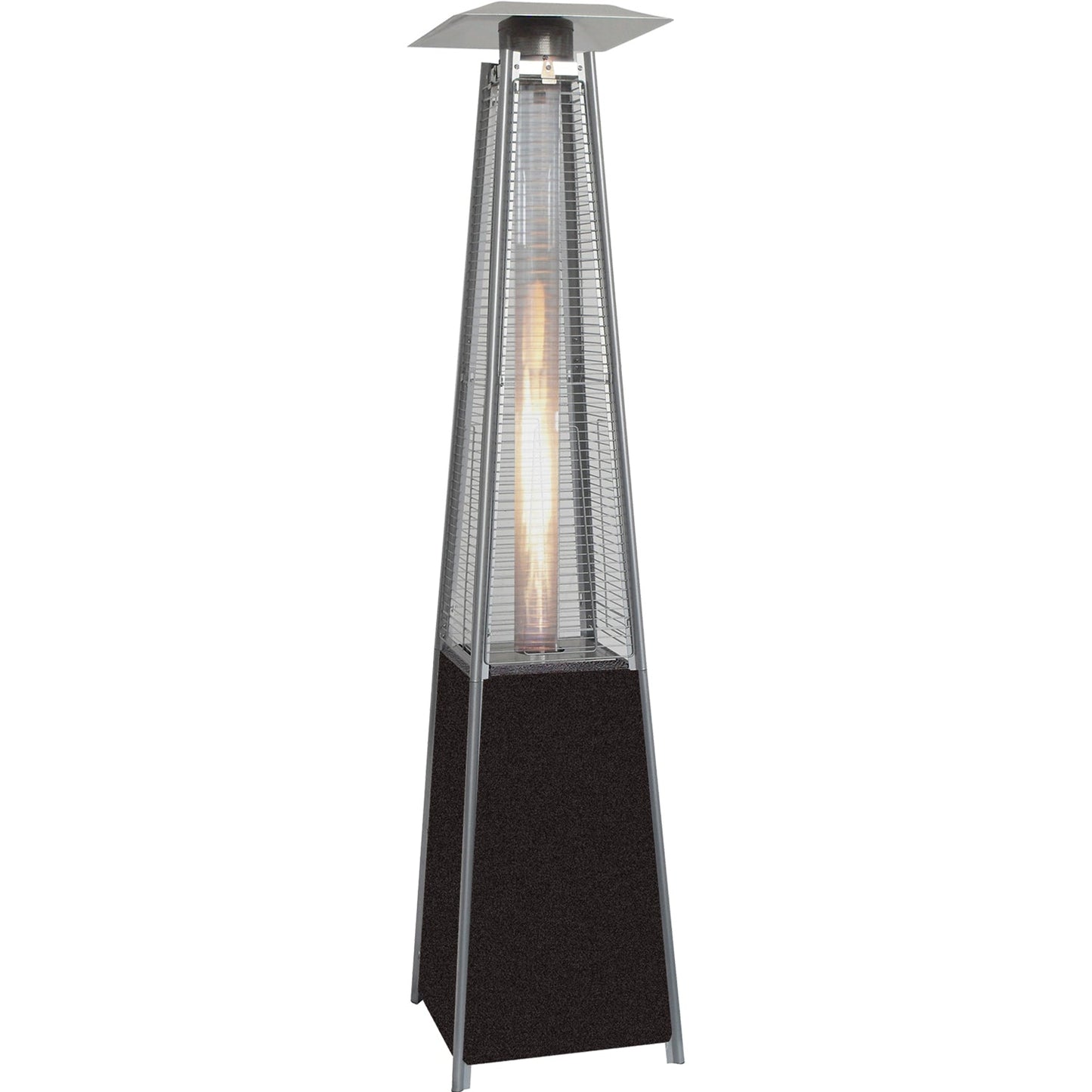 Sophia & William 48,000 BTU Pyramid Bronze Propane Patio Heater with Wheels