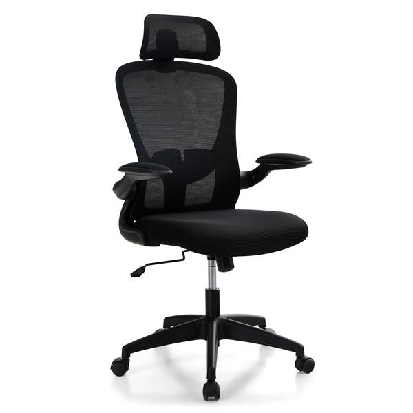Sophia & William Mesh Swivel Office Black Chair Adjustable Ergonomic Wheeled Computer Chair