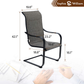 Sophia & William Patio Dining Chairs High Back Patio Chairs C Spring Motion Chairs 2 Pieces Quick Dry Textilene Outdoor Furniture Support 350lbs for Lawn Garden Balcony Pool Backyard Weather Resistant