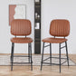 Sophia & William 24" Counter Height Bar Stool-Set of 2-Brown