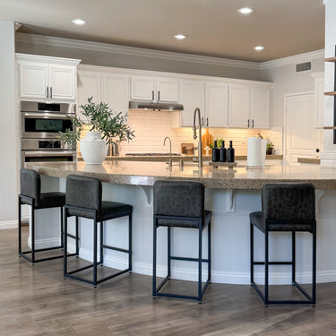 Shop our 24" counter-height stools for the perfect addition to your kitchen or dining area.