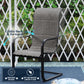 Sophia & William Patio Dining Chairs High Back Patio Chairs C Spring Motion Chairs 2 Pieces Quick Dry Textilene Outdoor Furniture Support 350lbs for Lawn Garden Balcony Pool Backyard Weather Resistant