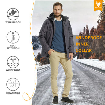 ALPHA CAMP Outdoor Thermal Jacket – Your Warmth Shield for Winter Adventures