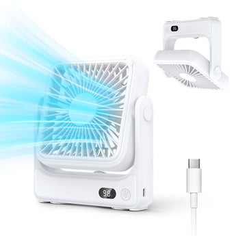 Alpha Voltage USB - C Rechargeable Desk Fan