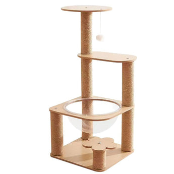 PetAcademy Multi - Level Cat Tree: The Ultimate Feline Play & Relaxation Haven