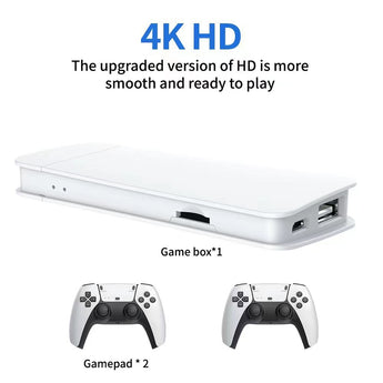 SOPHIA & WILLIAM 4K HD Handheld Game Console – Double the Fun, 4K Clarity