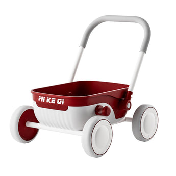 Little Rancher Toddler Toy Strollers Push Walker Cart, Kids Pretend Play Shopping Trolley with Spacious Storage, Anti-Rollover 4-Wheel Play Wagon for Indoor & Outdoor, Gift for 3-6 Year Old Children