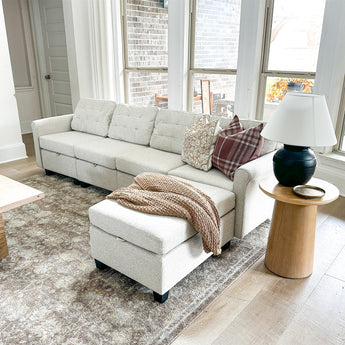 Shop the White Modular Sectional Couch today to elevate your living space with style and comfort!