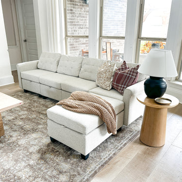 Shop the White Modular Sectional Couch today to elevate your living space with style and comfort!