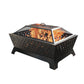 Sophia & William 34 x 26 Inch Retangular Wood Burning Bronze Fire Pit