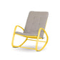 Sophia & William Outdoor Padded Rocking Chairs with Yellow E-coated Steel Frame