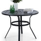 Sophia & William Outdoor Metal Round Dining Table for 4 Chairs