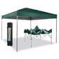 Sophia & William 10x10ft Outdoor Gazebo Instant Pop Up Canopy Tent with Wheeled Bag for Backyard,Outdoor,Patio and Lawn,Green