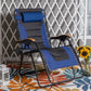 Sophia&William Outdoor XL Oversized Padded Zero Gravity Chair Camping Recliner - Navy Blue