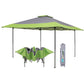Sophia & William 13' x 13' Pop-up Canopy Tent Patio Gazebo Shelter with Wheeled Bag
