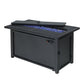Sophia & William 45 inch Outdoor Gas Fire Pit Table with Lid