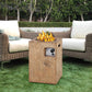 Sophia & William 16" Cylindrical Patio Gas Fire Pit CSA Certificated 30000 BTU