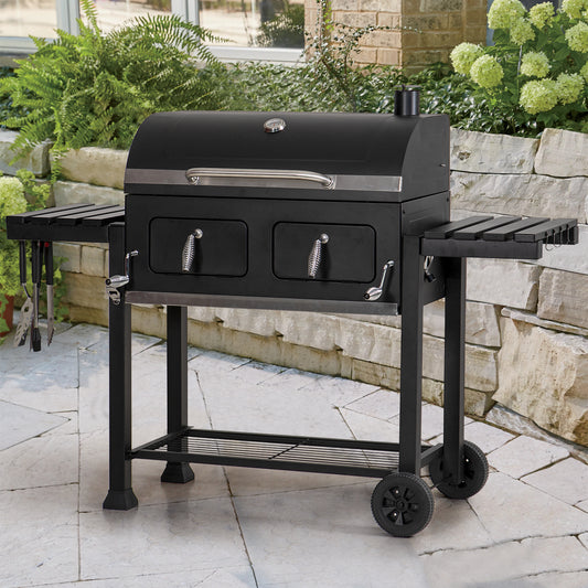 Sophia & William 34-inch BBQ Charcoal Grill Outdoor Portable Barbecue Grill