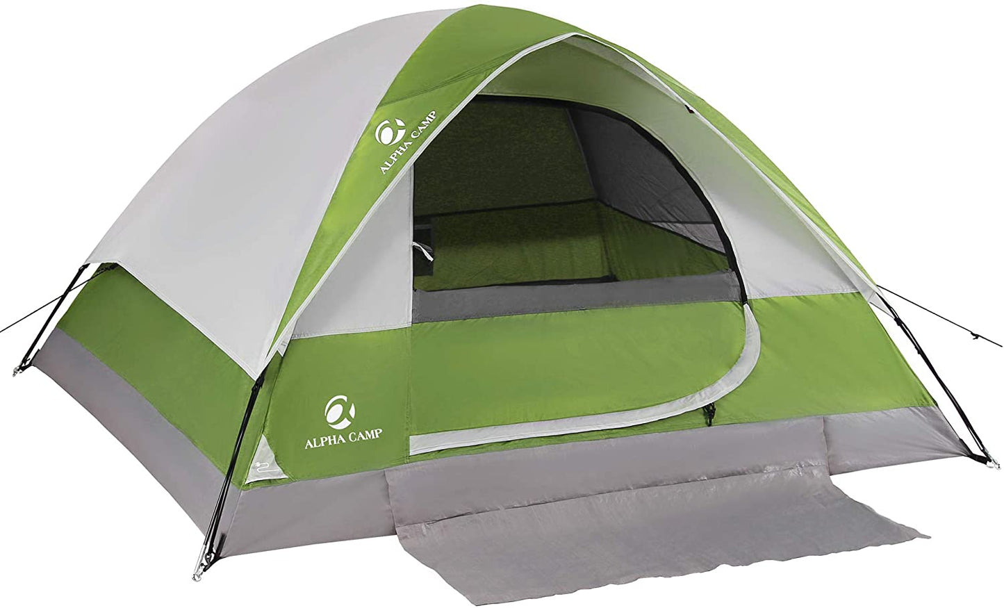 Sophia & William 2 Person Outdoor Camping Dome Tent Portable Waterproof Lightweight Backpacking Tent with Carry Bag for Outdoor Camping/Hiking,Green